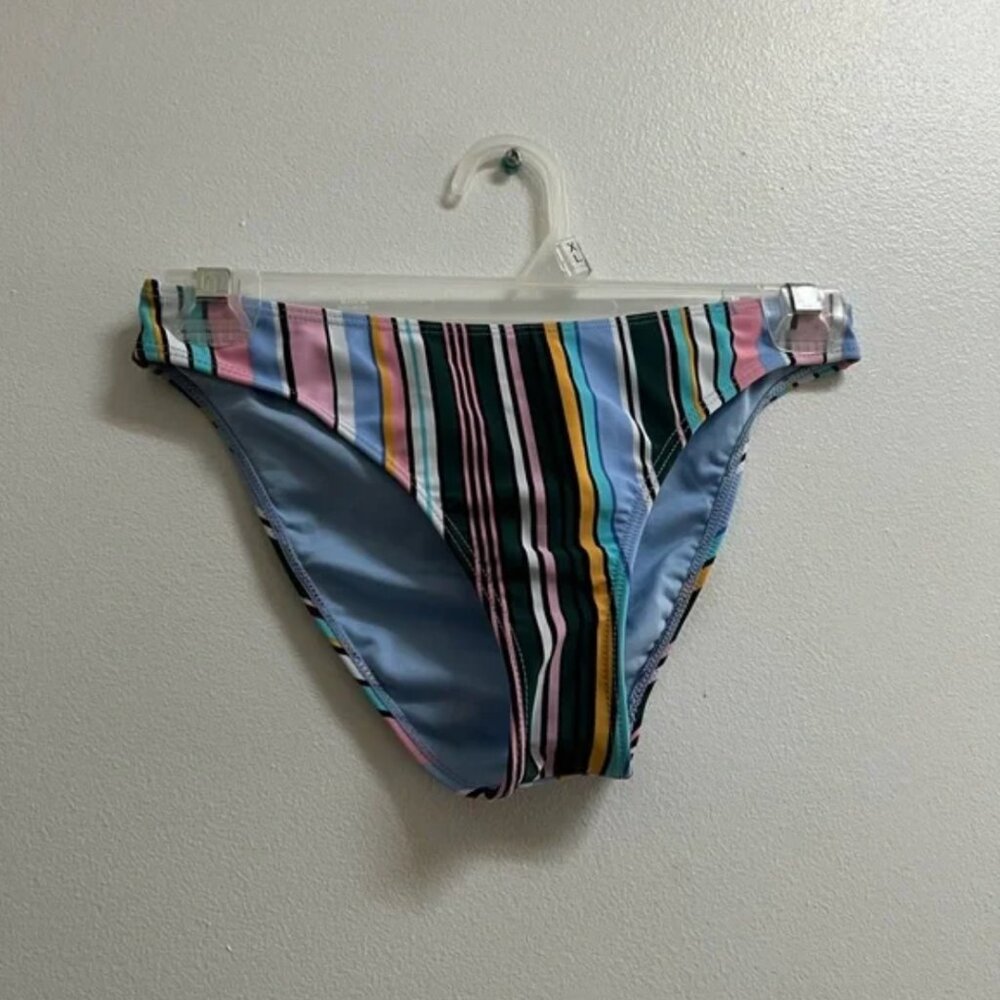 Forever 21 Striped Bikini Bottoms S